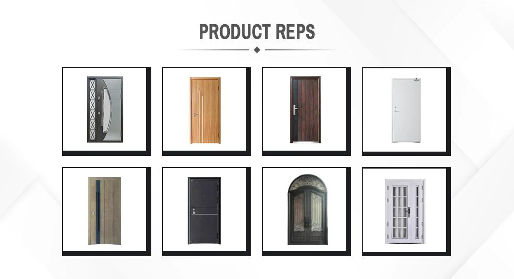 Quality Control Steel Indoor Residential Metal Security Doors